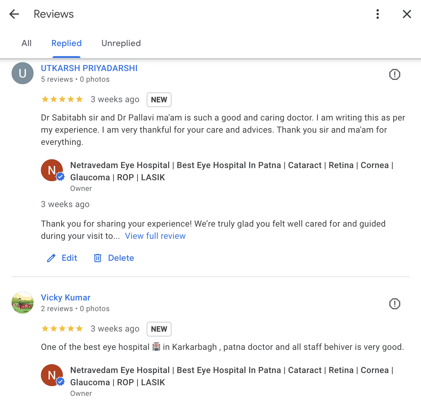 Patient Review 14